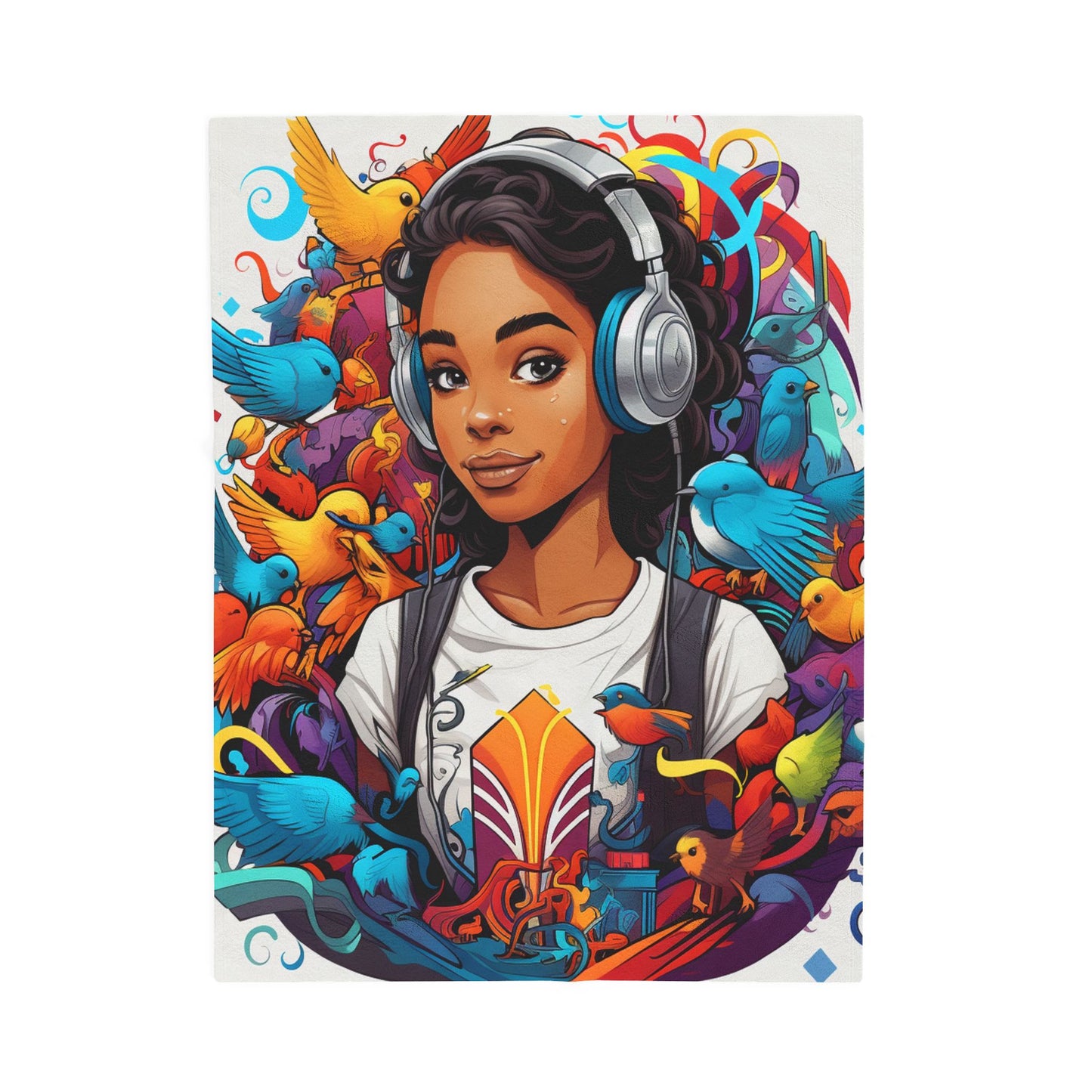 Melody of Colors- Plush Blanket