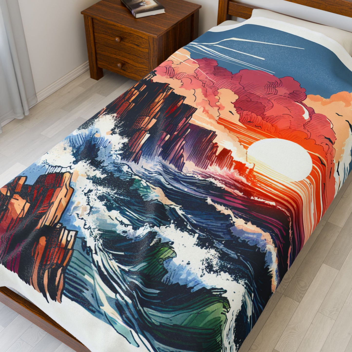 Beacon at the Edge - Plush Blanket