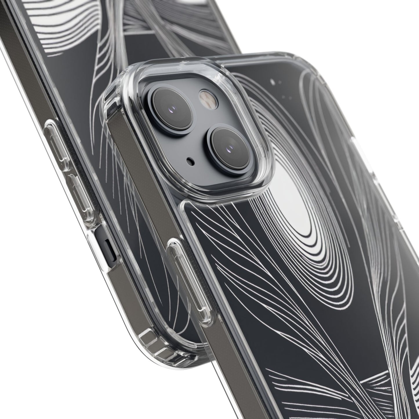 Transparent Interwoven Spirits Iphone Case Compatible With Iphone 16 15 14 - Clear Phone Cover