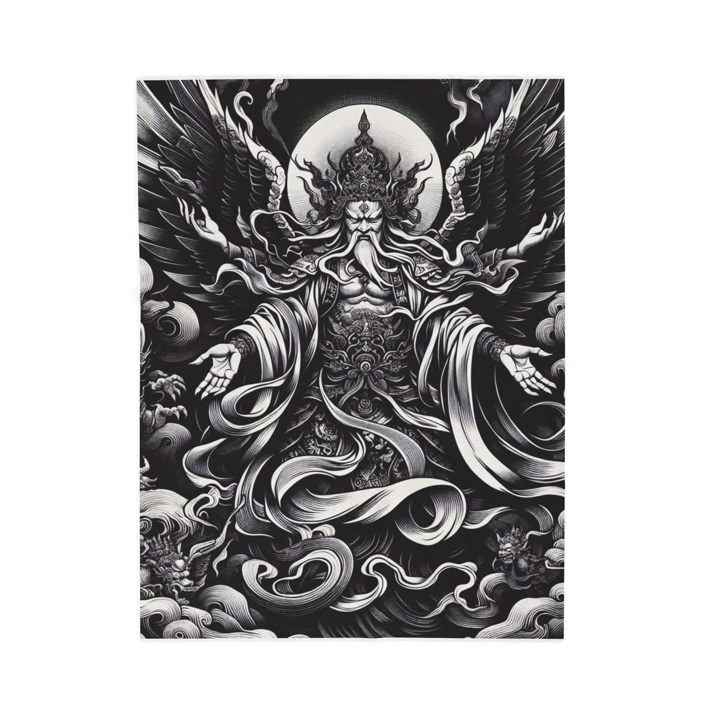Guardian of the Divine Realm - Plush Blanket