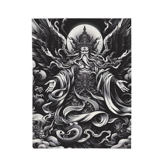 Guardian of the Divine Realm - Plush Blanket