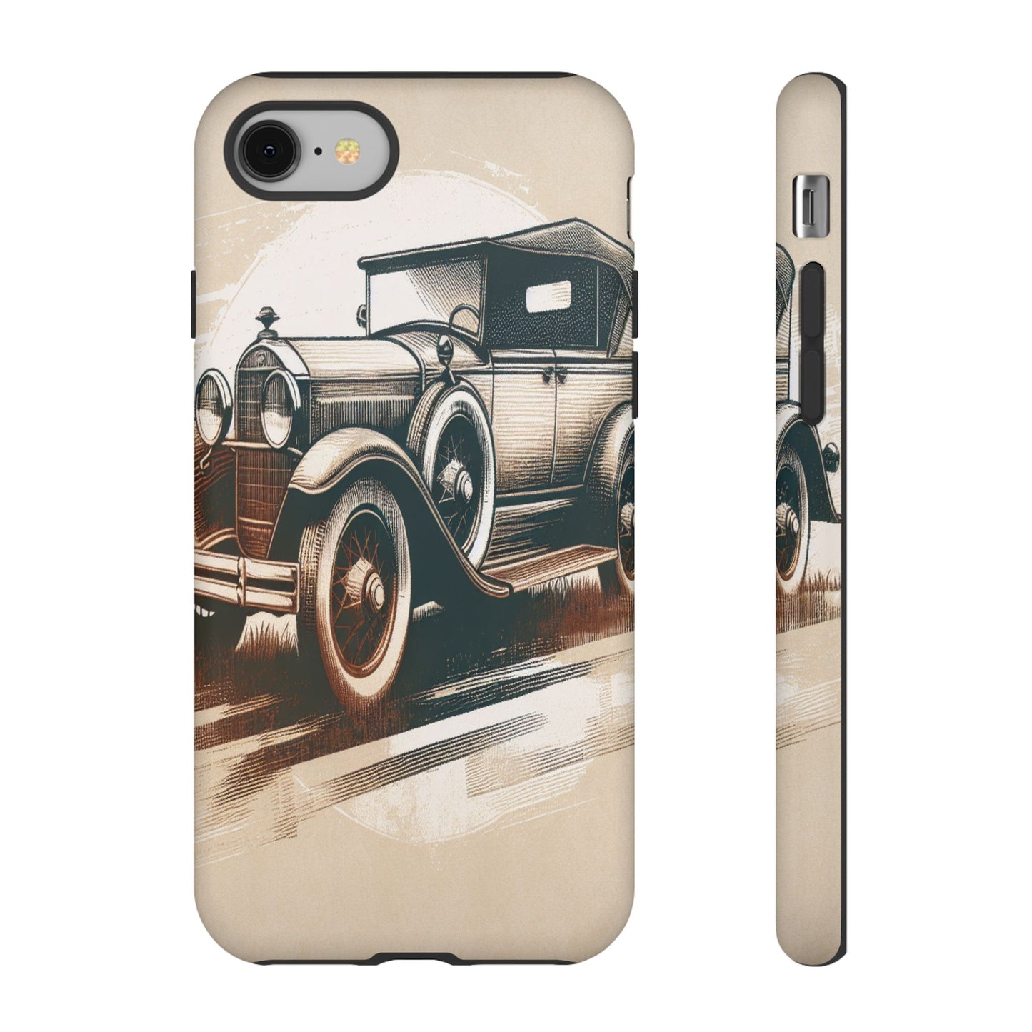 Vintage Wheels in Motion - Phone Case