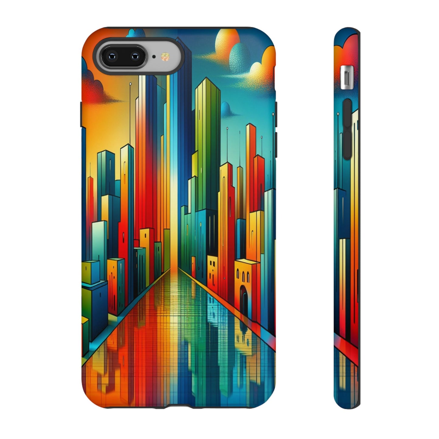 Custom ProtectiveCity ColorscapeIphone Case Compatible With Iphone 16 15 14 - Phone Cover