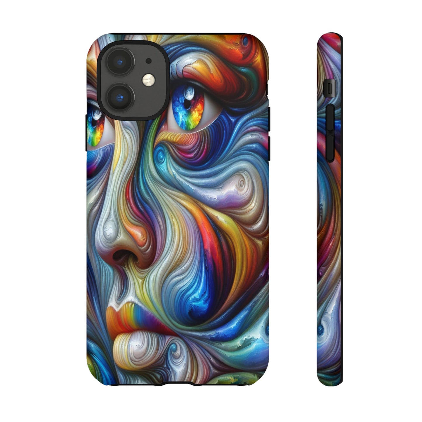 Custom ProtectiveKaleidoscopic VisionIphone Case Compatible With Iphone 16 15 14 - Phone Cover