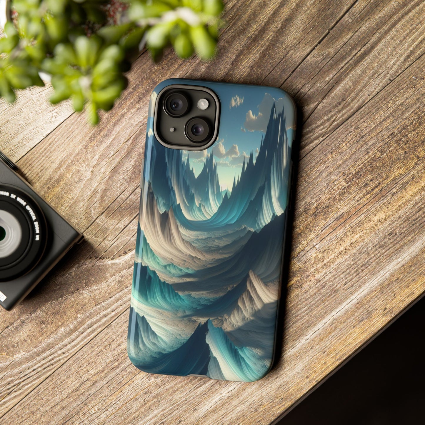 Whispering Peaks of Imagination - Phone Case