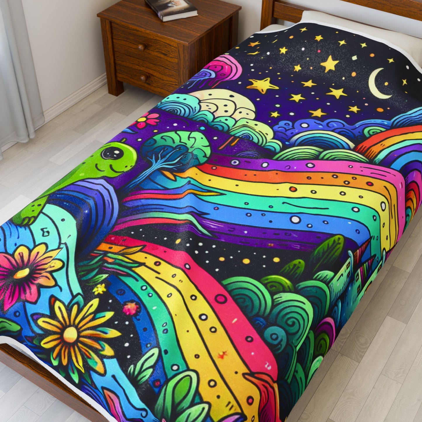 Rainbow Journey Tale - Plush Blanket