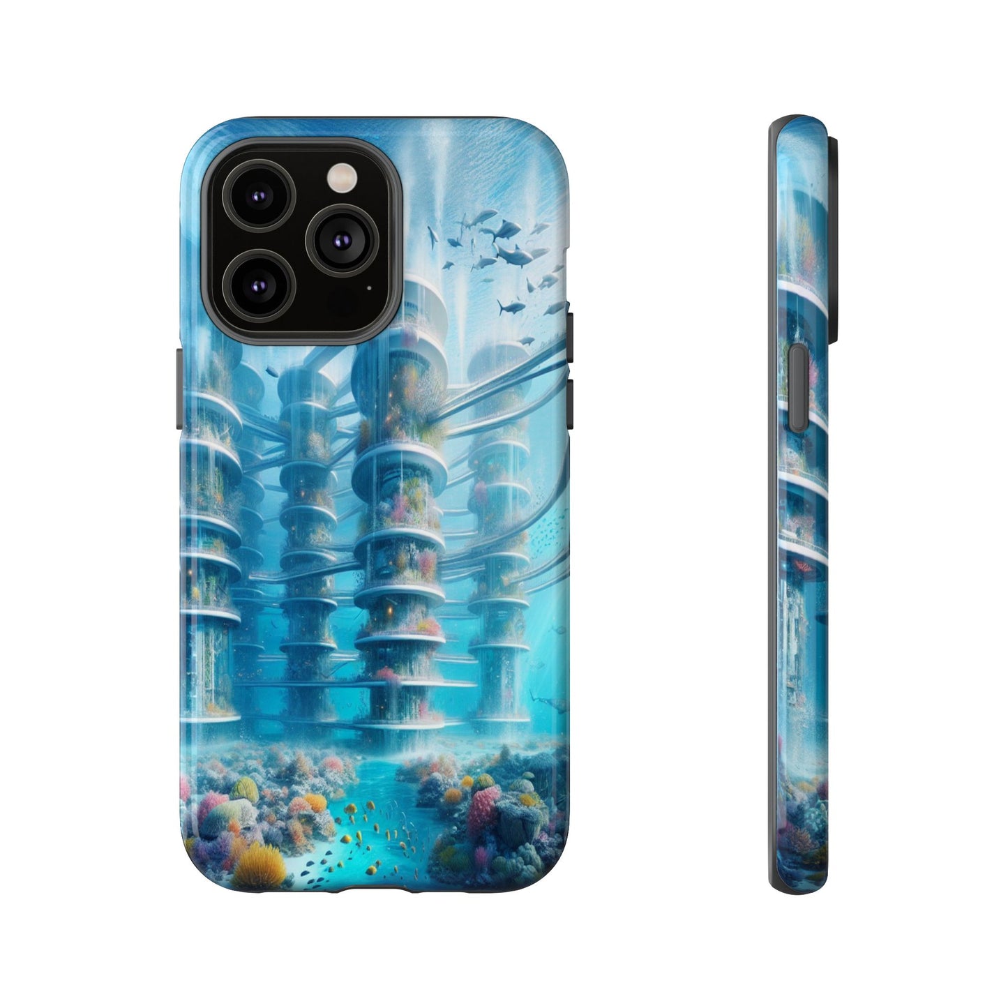 Custom ProtectiveUnderwater Oasis OdysseyIphone Case Compatible With Iphone 16 15 14 - Phone Cover