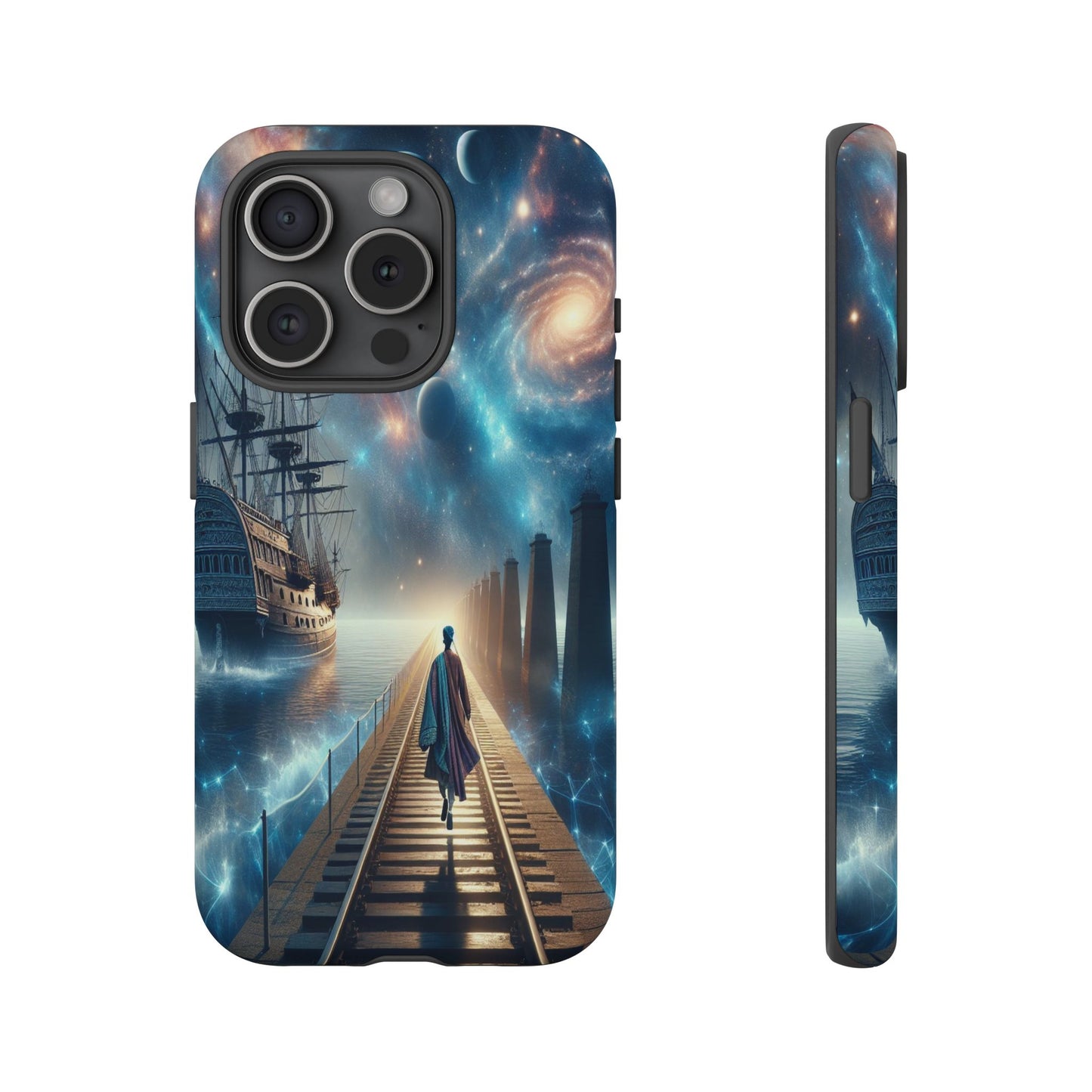 Protective Journey Through the Stars Iphone Case Compatible With Iphone 16 15 14 - Phone Cover