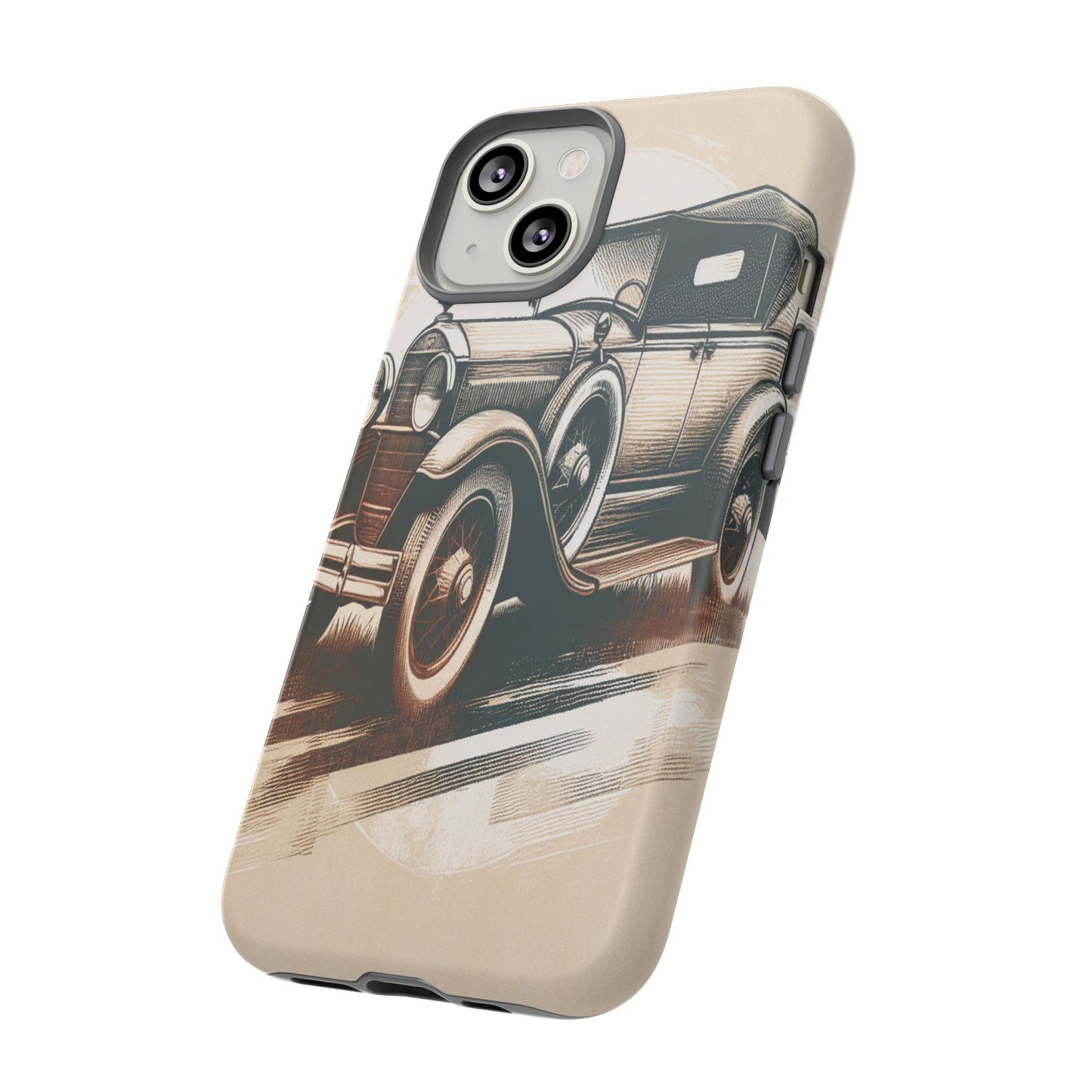 Vintage Wheels in Motion - Phone Case
