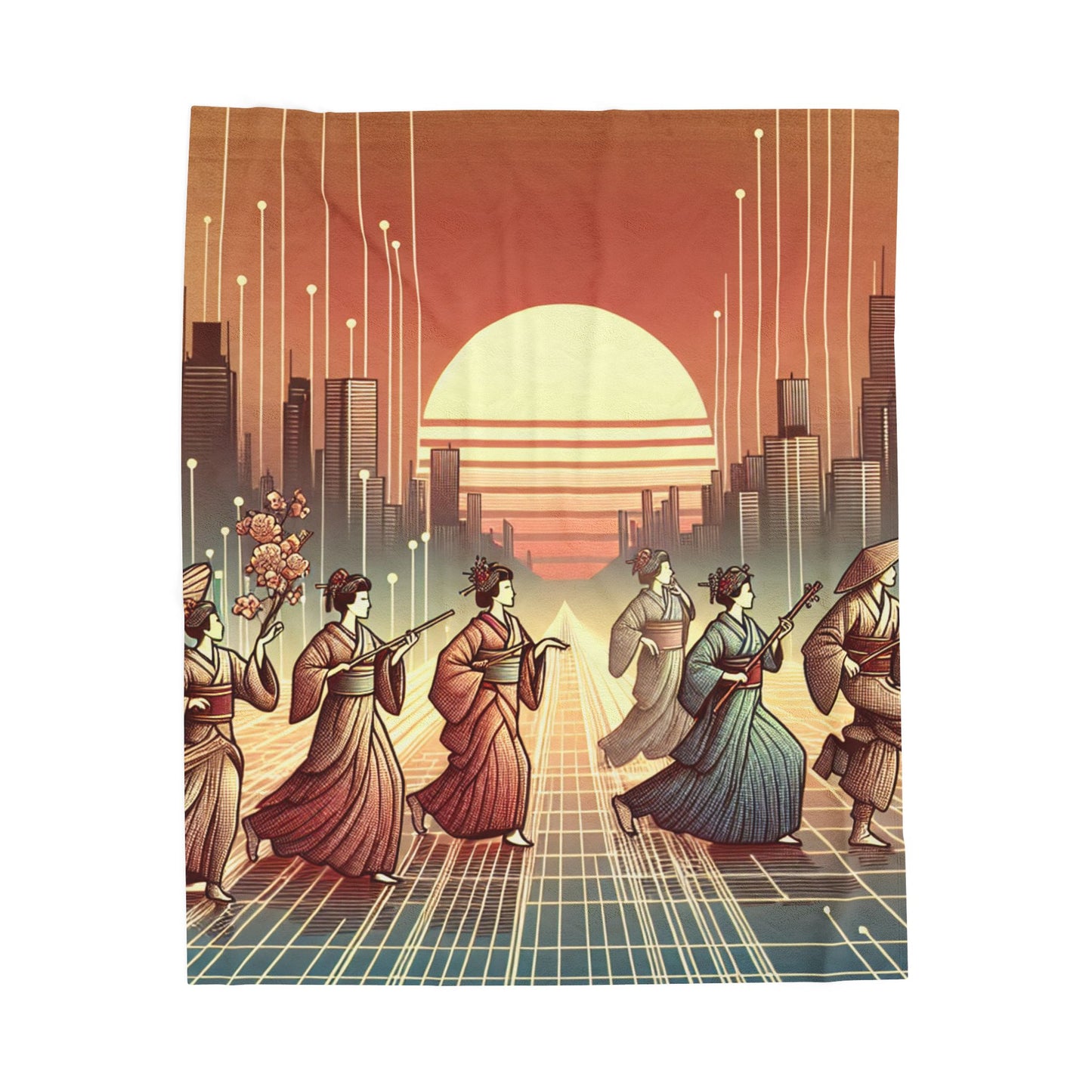 Procession of Traditions - Plush Blanket