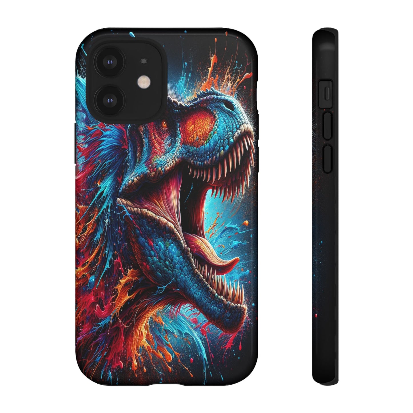 Colorburst Dinosaur Roar - Phone Case