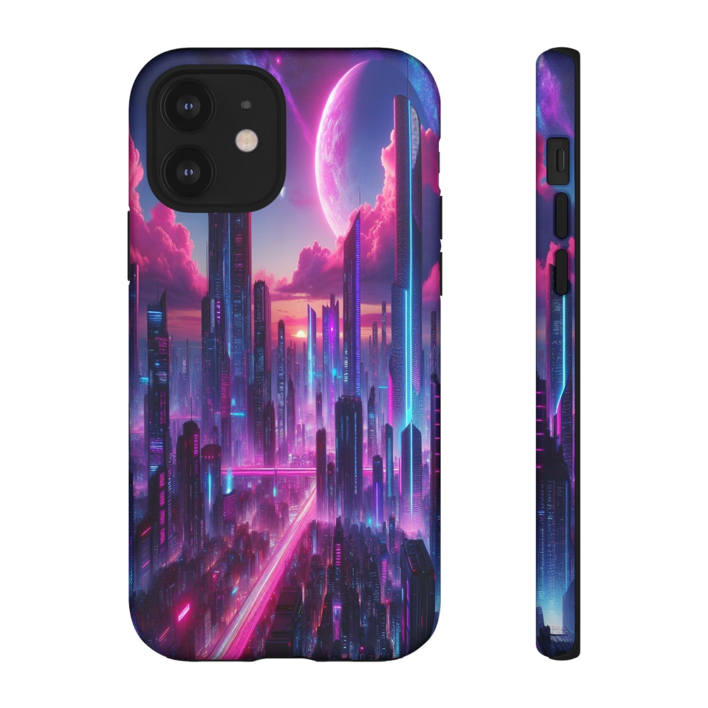Futuristic Skyline Fantasy - Phone Case
