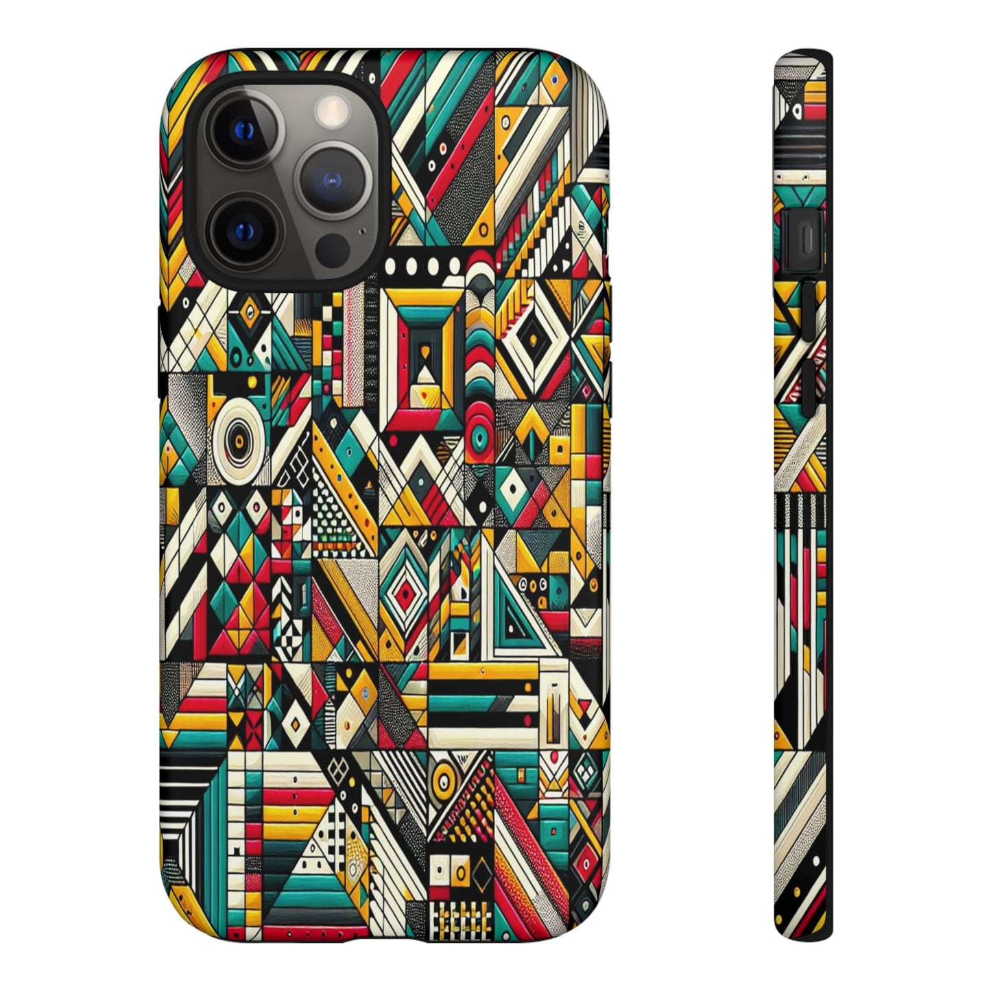 Custom ProtectiveGeometric KaleidoscopeIphone Case Compatible With Iphone 16 15 14 - Phone Cover