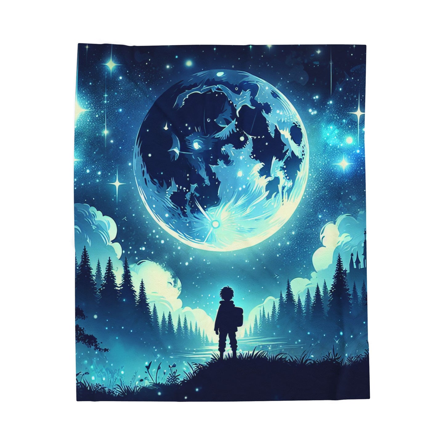 Moonlit Reverie - Plush Blanket