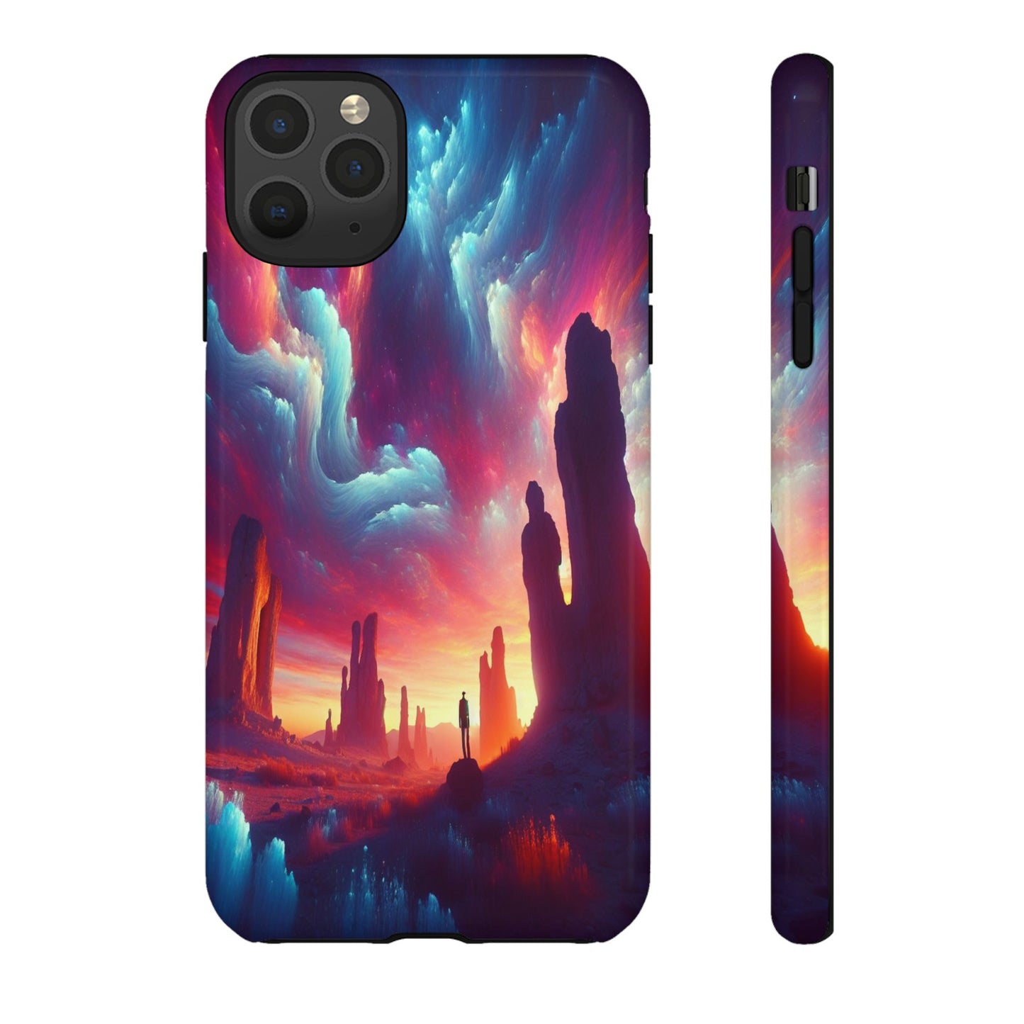 Wanderer in the Painted Sky - Phone Case