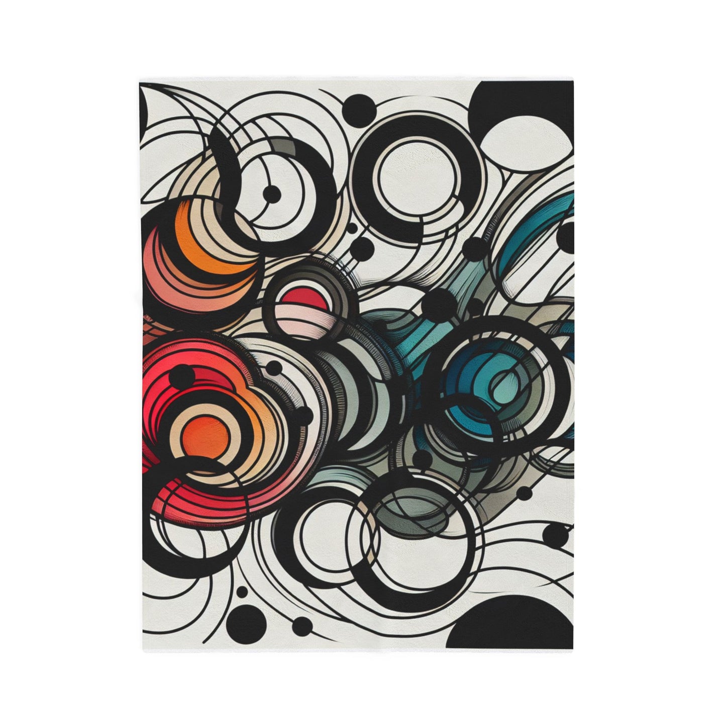 Celestial Whirlwinds - Plush Blanket