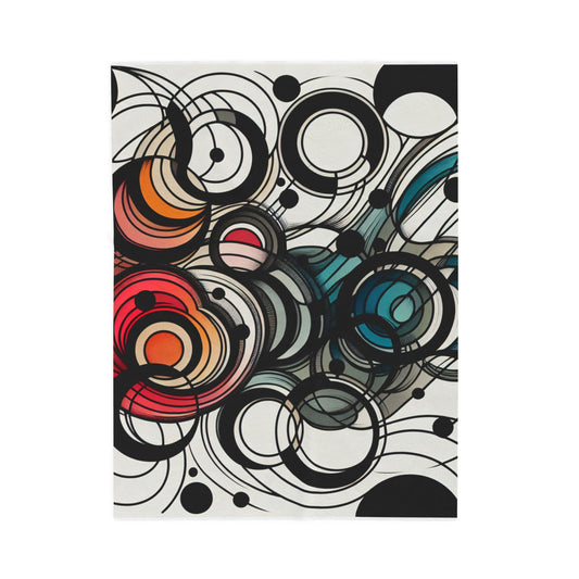 Celestial Whirlwinds - Plush Blanket