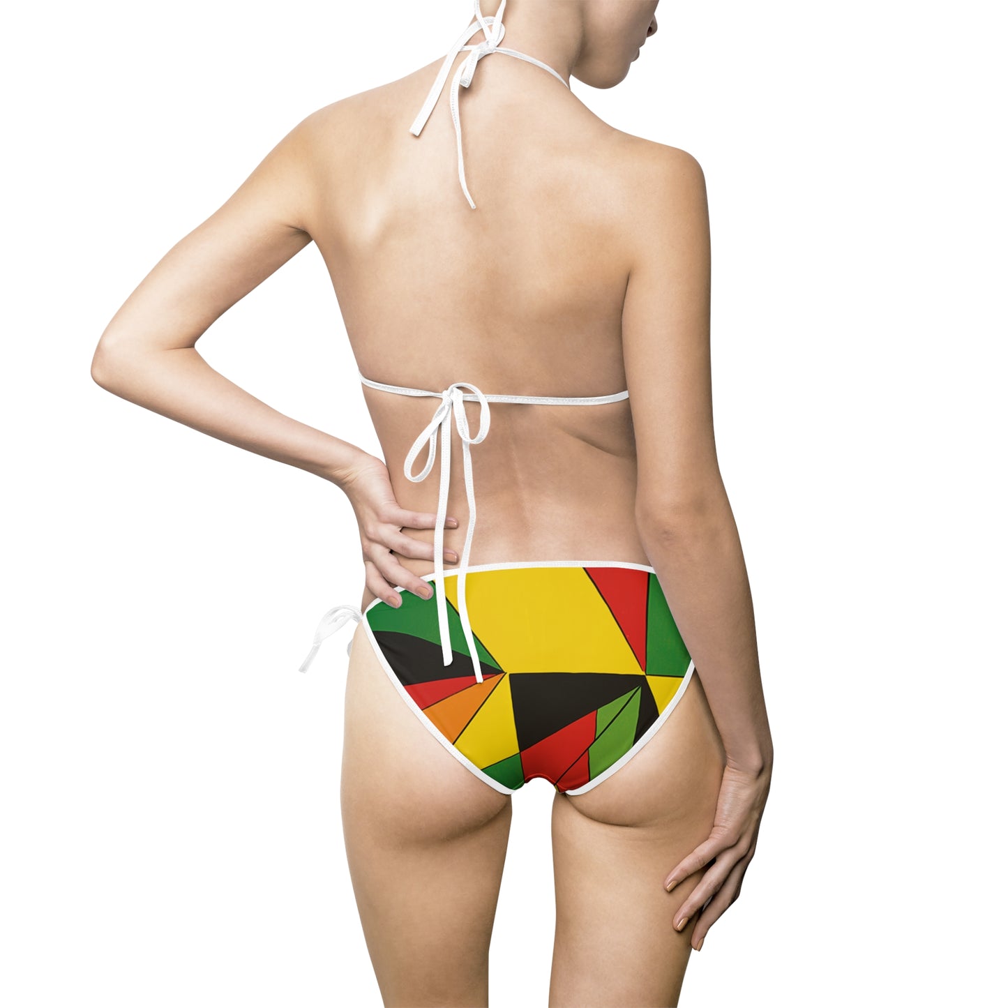Women's Geometric Spectrum Bikini Swimsuit