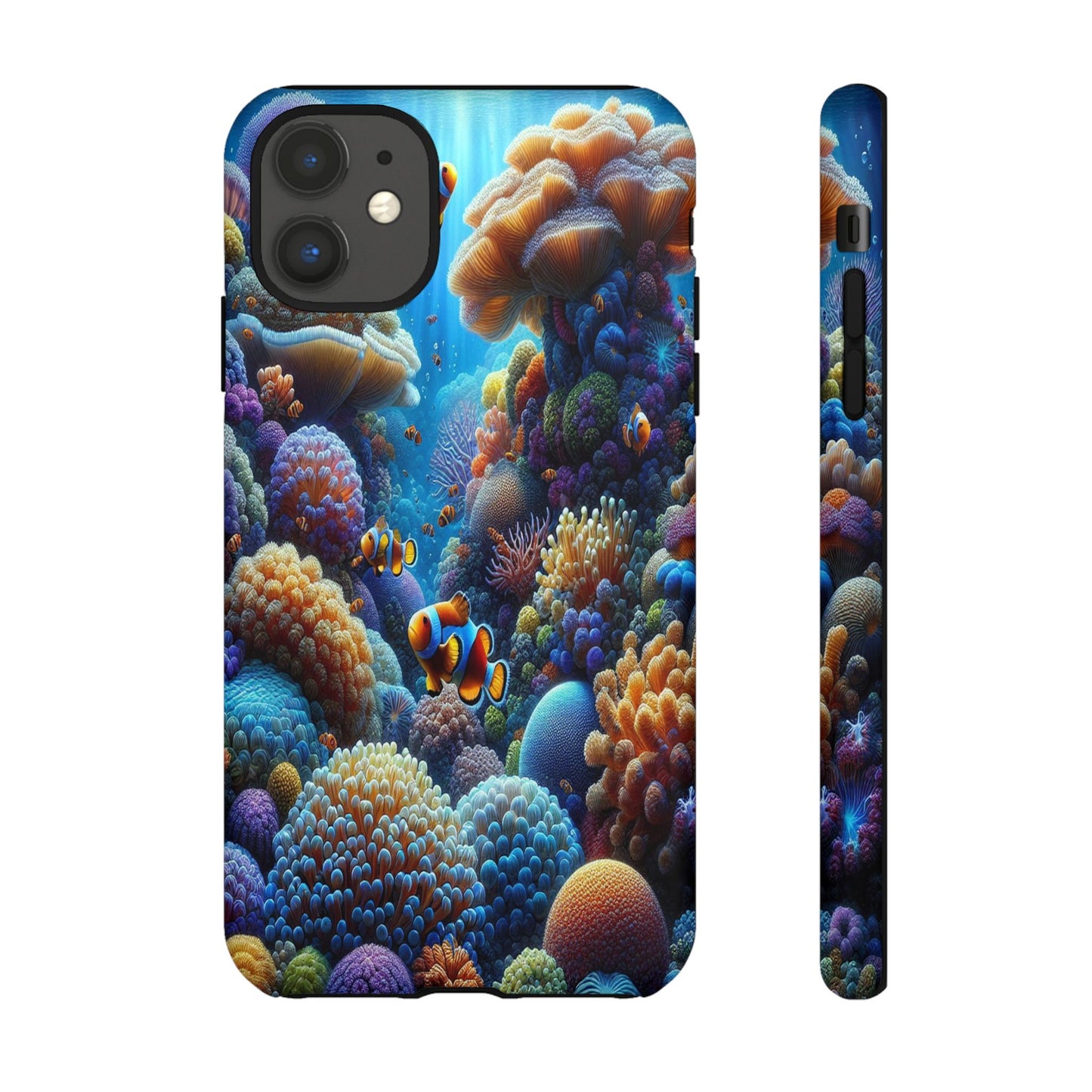 Custom ProtectiveUnderwater Paradise Alive with ColorIphone Case Compatible With Iphone 16 15 14 - Phone Cover