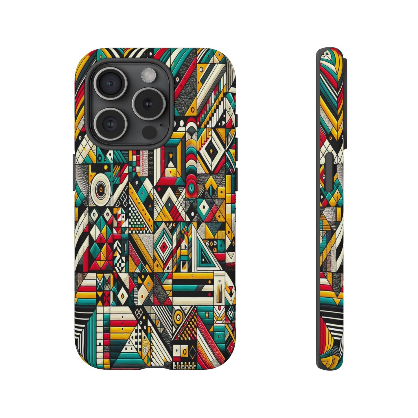 Custom ProtectiveGeometric KaleidoscopeIphone Case Compatible With Iphone 16 15 14 - Phone Cover