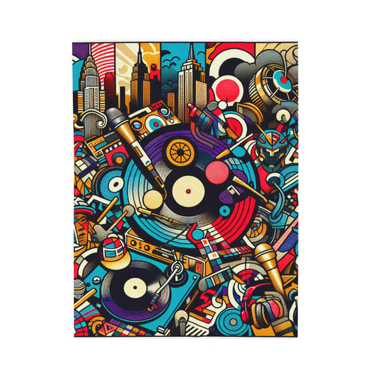 Rhythmic Fusion - Plush Blanket