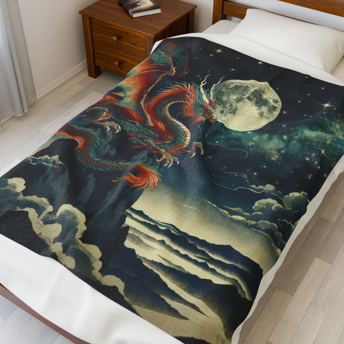 Dragon's Night Watch - Plush Blanket