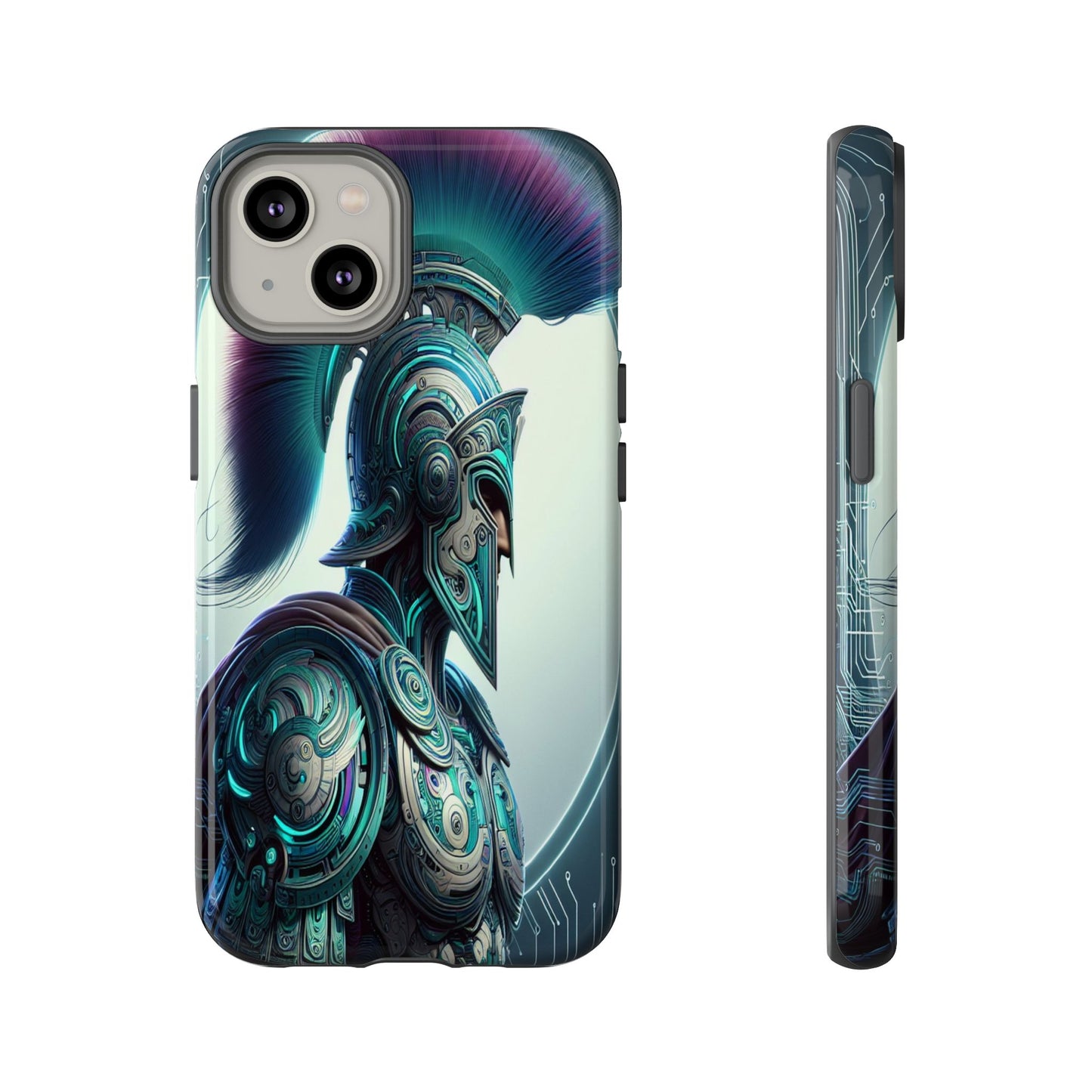 Custom ProtectiveGuardian of the Digital RealmIphone Case Compatible With Iphone 16 15 14 - Phone Cover