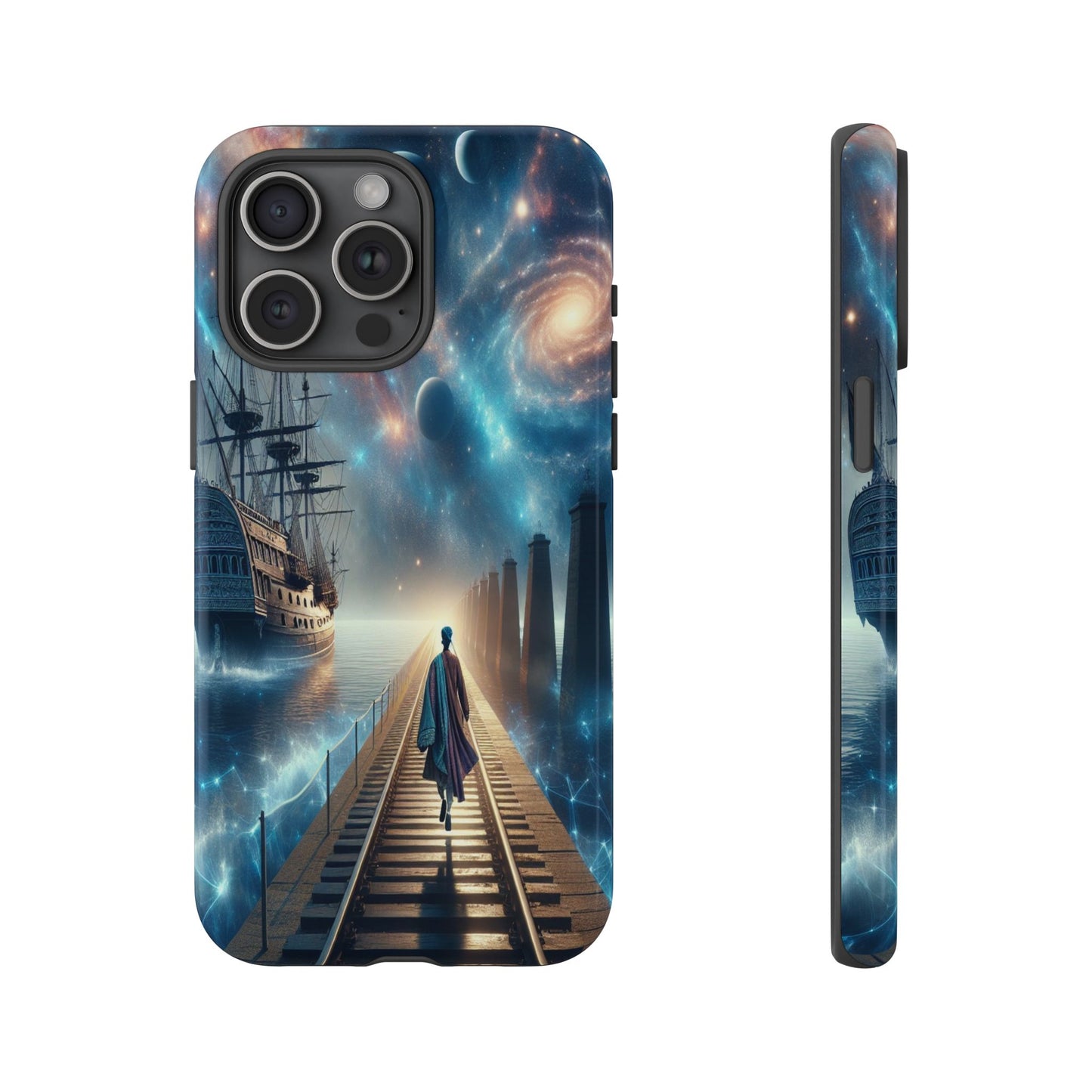 Protective Journey Through the Stars Iphone Case Compatible With Iphone 16 15 14 - Phone Cover