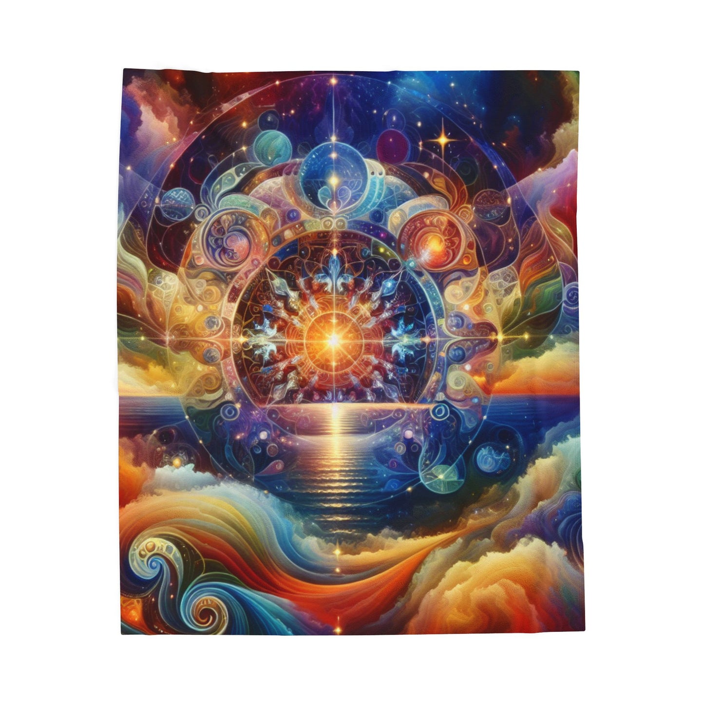 Celestial Wonders Unveiled - Plush Blanket