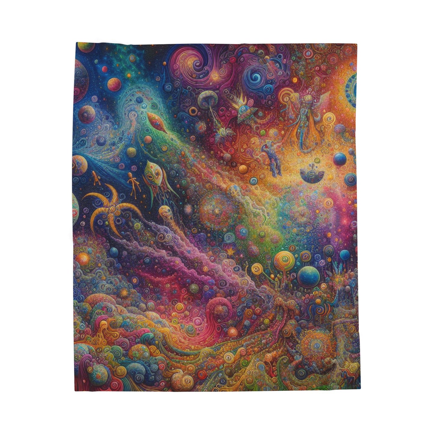 Cosmic Odyssey - Plush Blanket