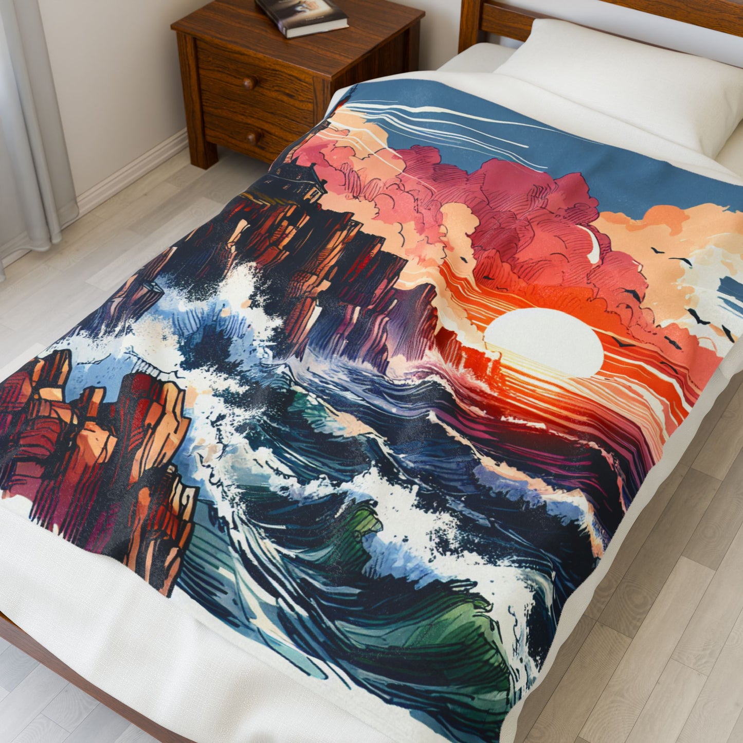 Beacon at the Edge - Plush Blanket