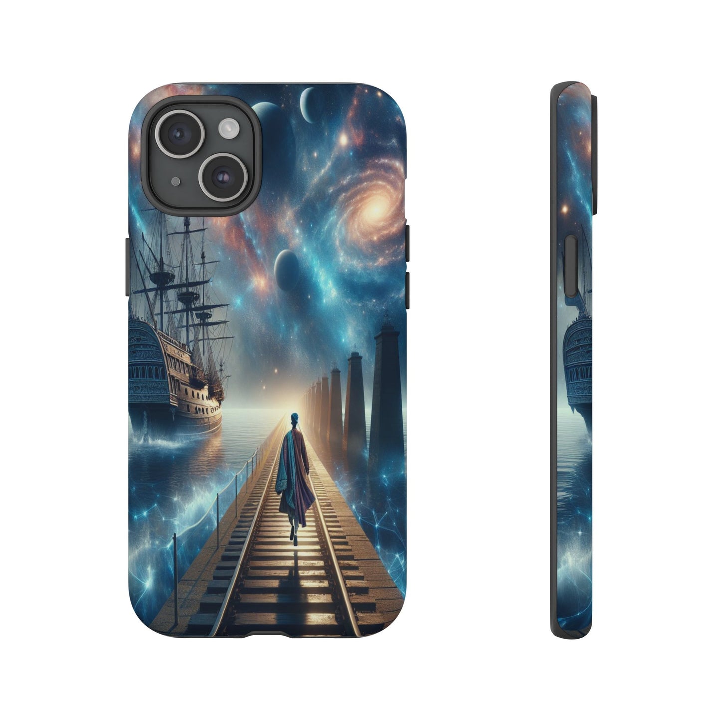 Protective Journey Through the Stars Iphone Case Compatible With Iphone 16 15 14 - Phone Cover
