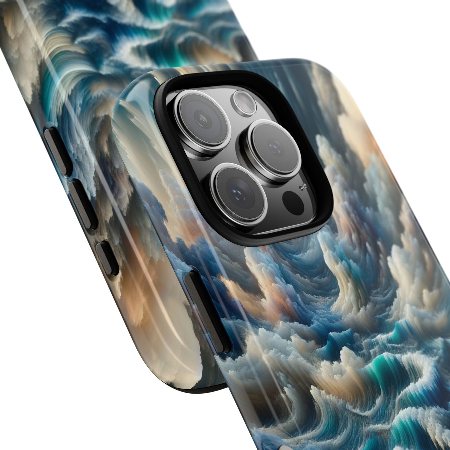 Waves of Clouded Light - Phone Case