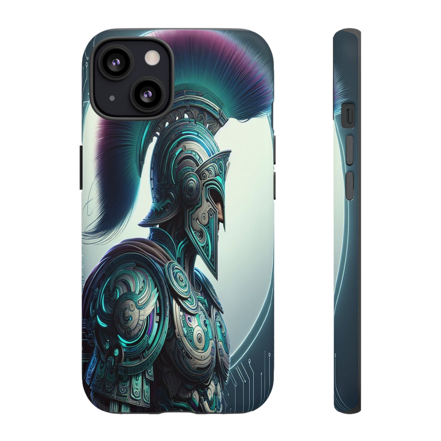 Custom ProtectiveGuardian of the Digital RealmIphone Case Compatible With Iphone 16 15 14 - Phone Cover