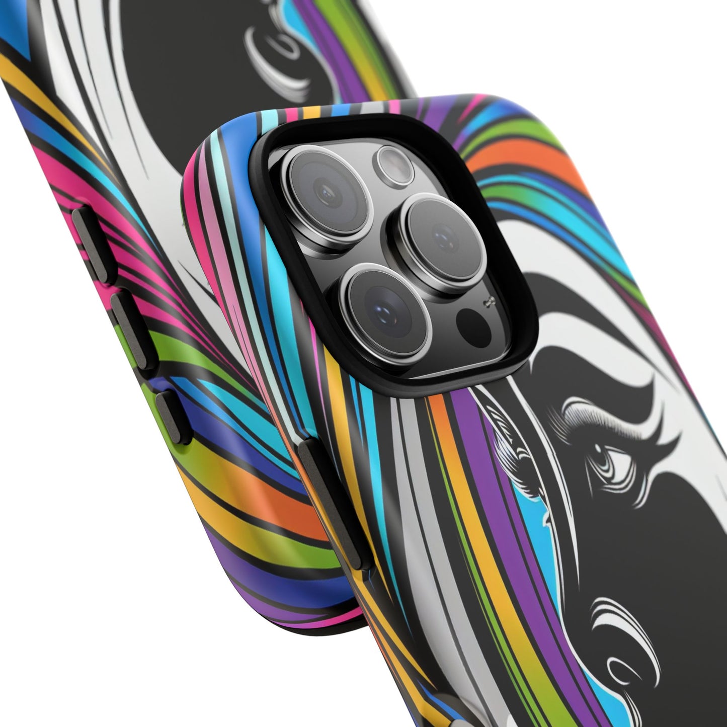 Colorful Portrait Fusion - Phone Case