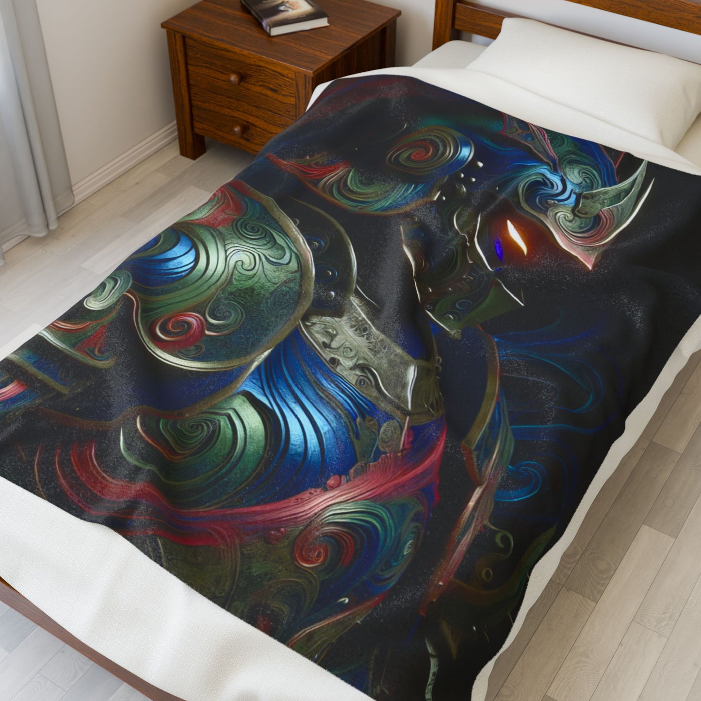 Knight of Celestial Armor - Plush Blanket