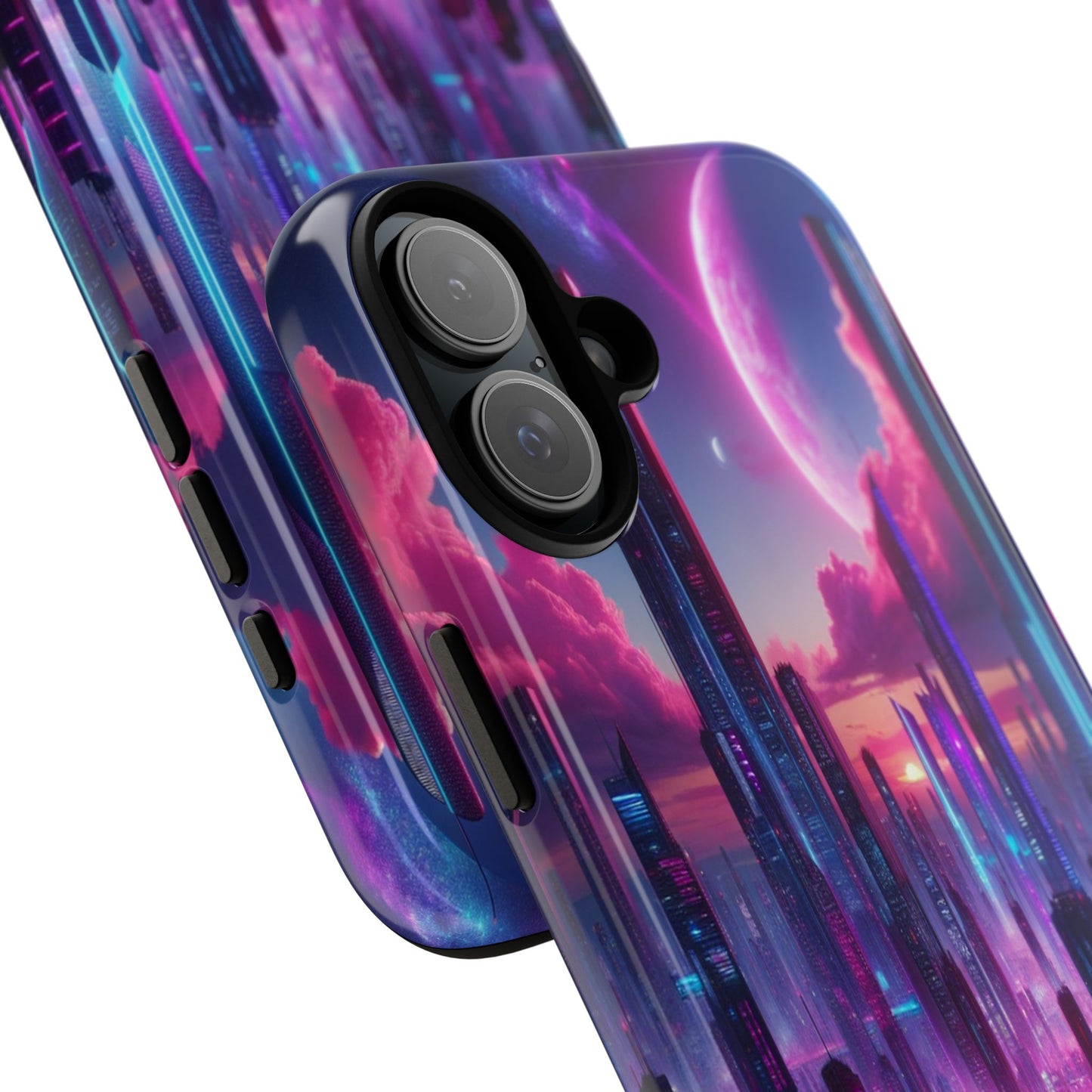 Futuristic Skyline Fantasy - Phone Case