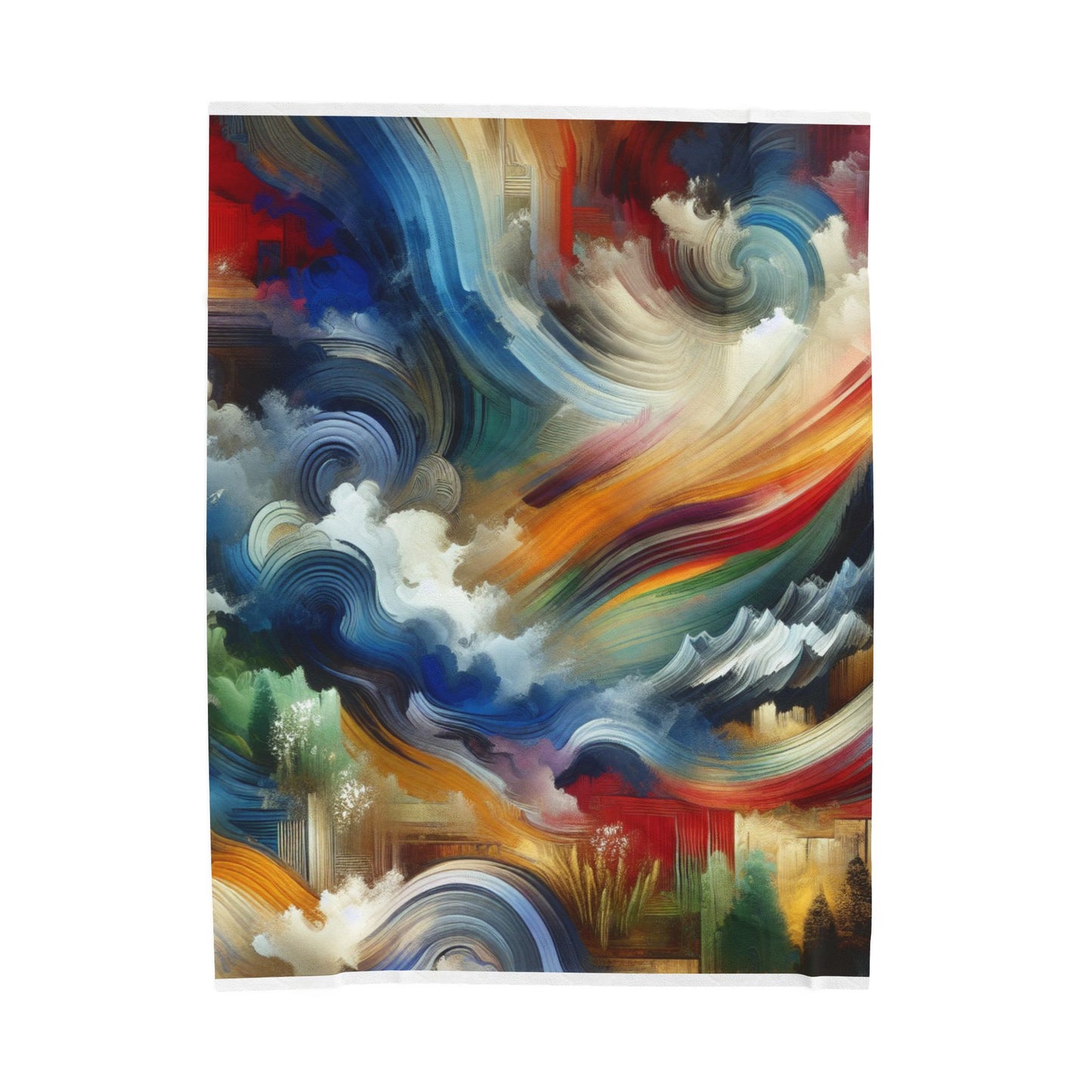Swirling Fantasia - Plush Blanket