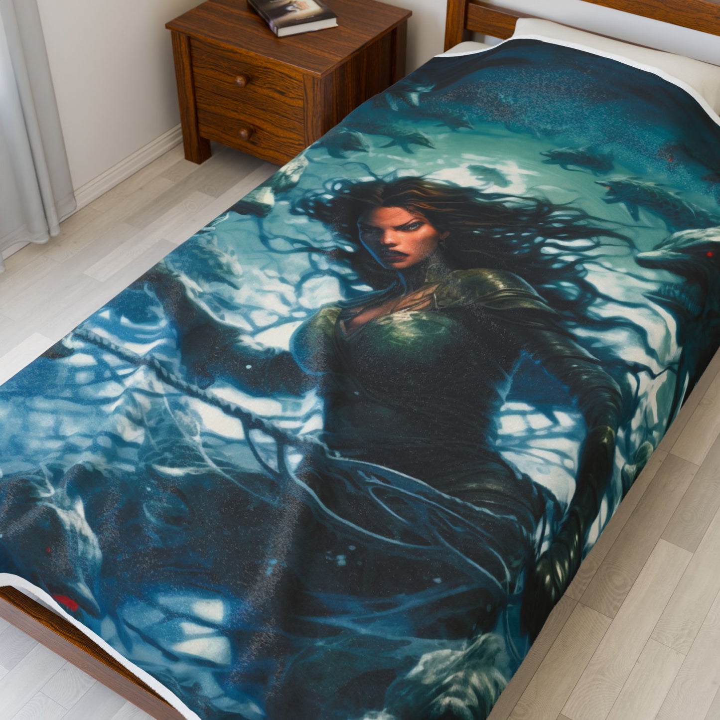 Abyssal Encounter- Plush Blanket