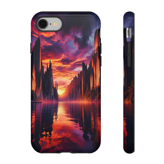Protective Radiant Horizon Reverie  Iphone Case Compatible With Iphone 16 15 14 - Phone Cover