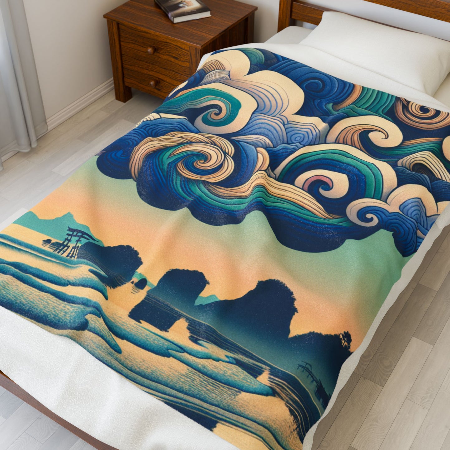Cloudscape Reflections - Plush Blanket