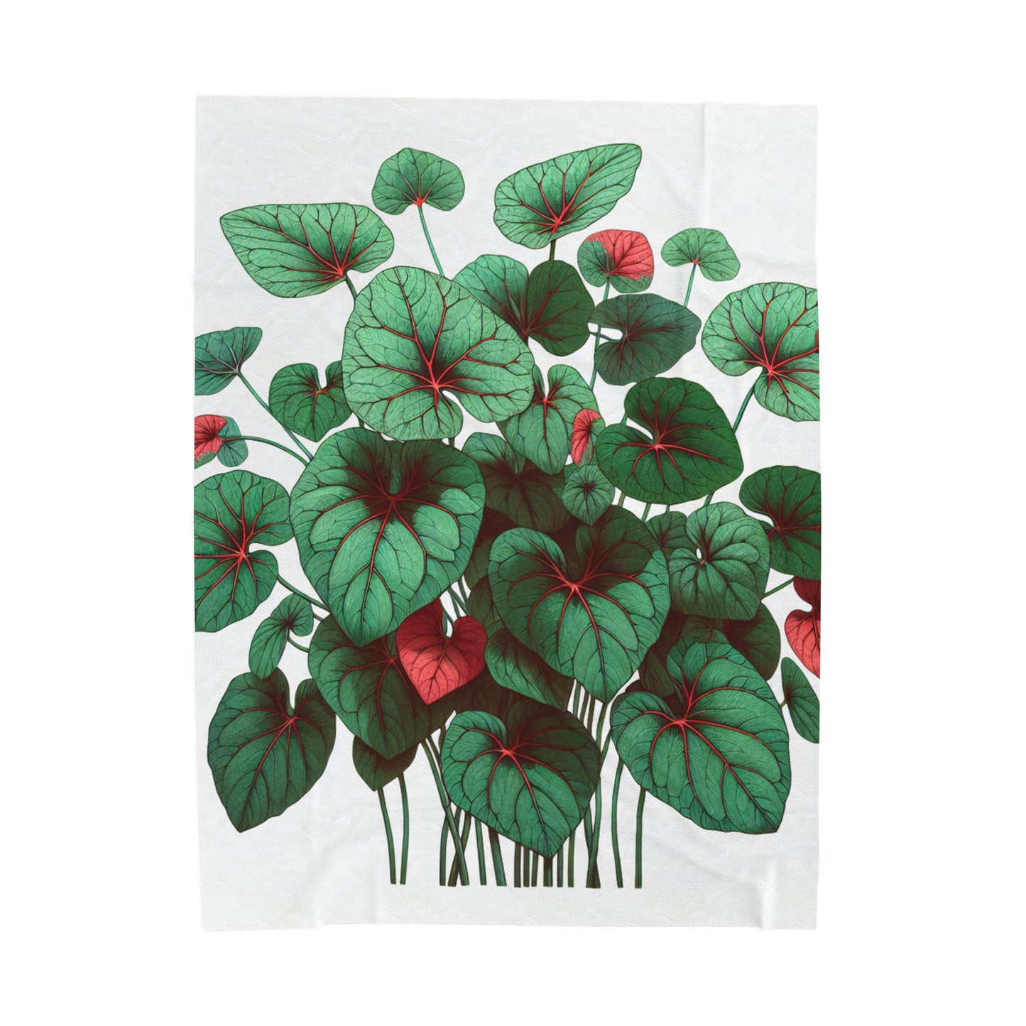 Verdure Vein Mosaic- Plush Blanket