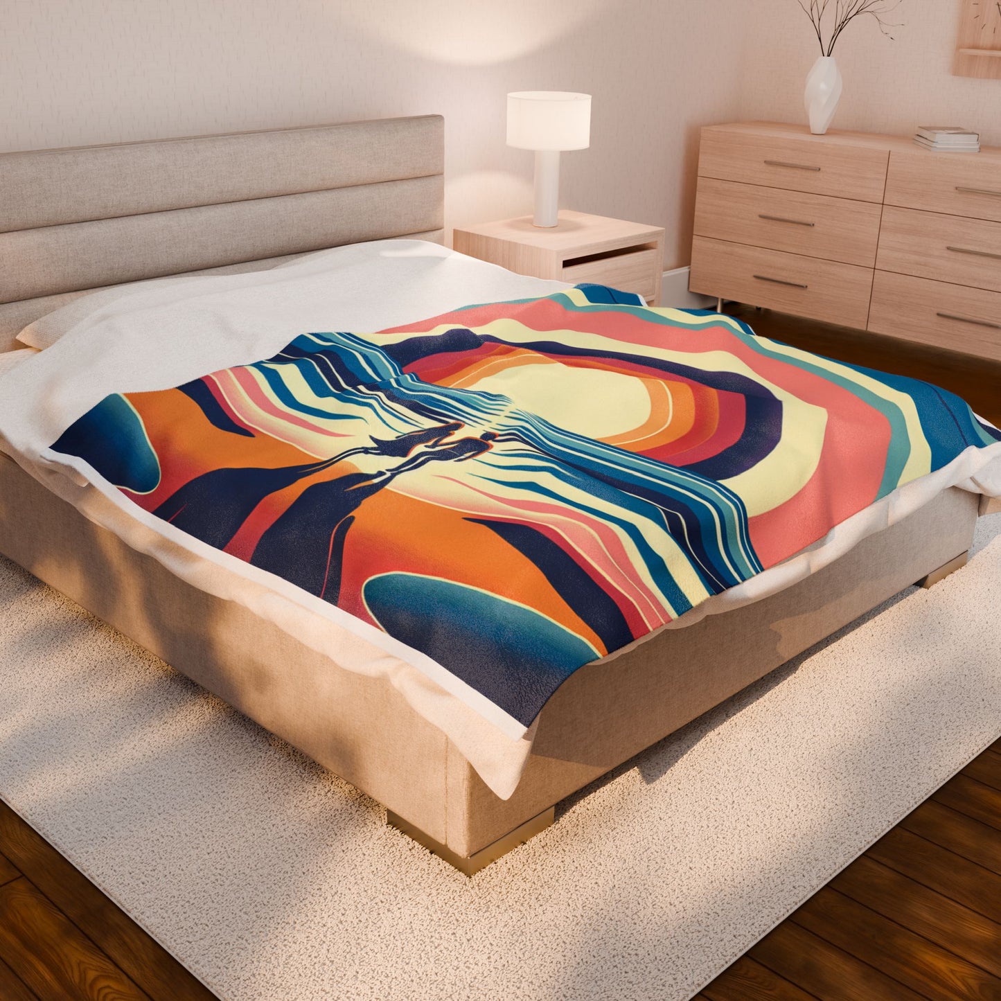 Horizon of Hues- Plush Blanket