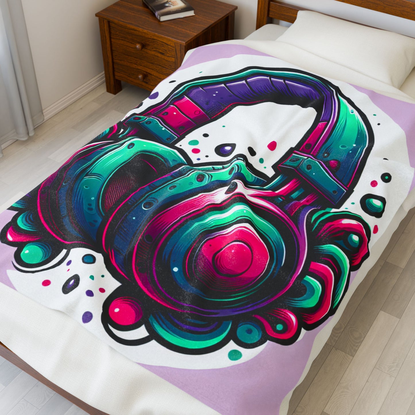 Rhythmic Groove Portal- Plush Blanket