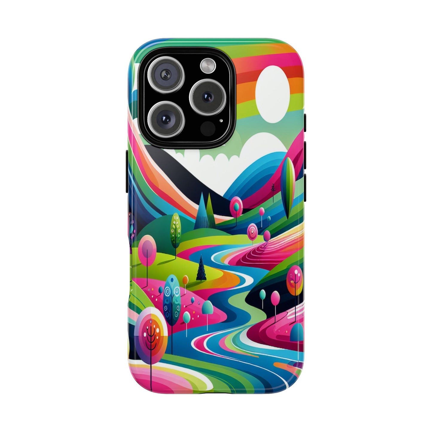 Colorful Landscape Journey - Phone Case