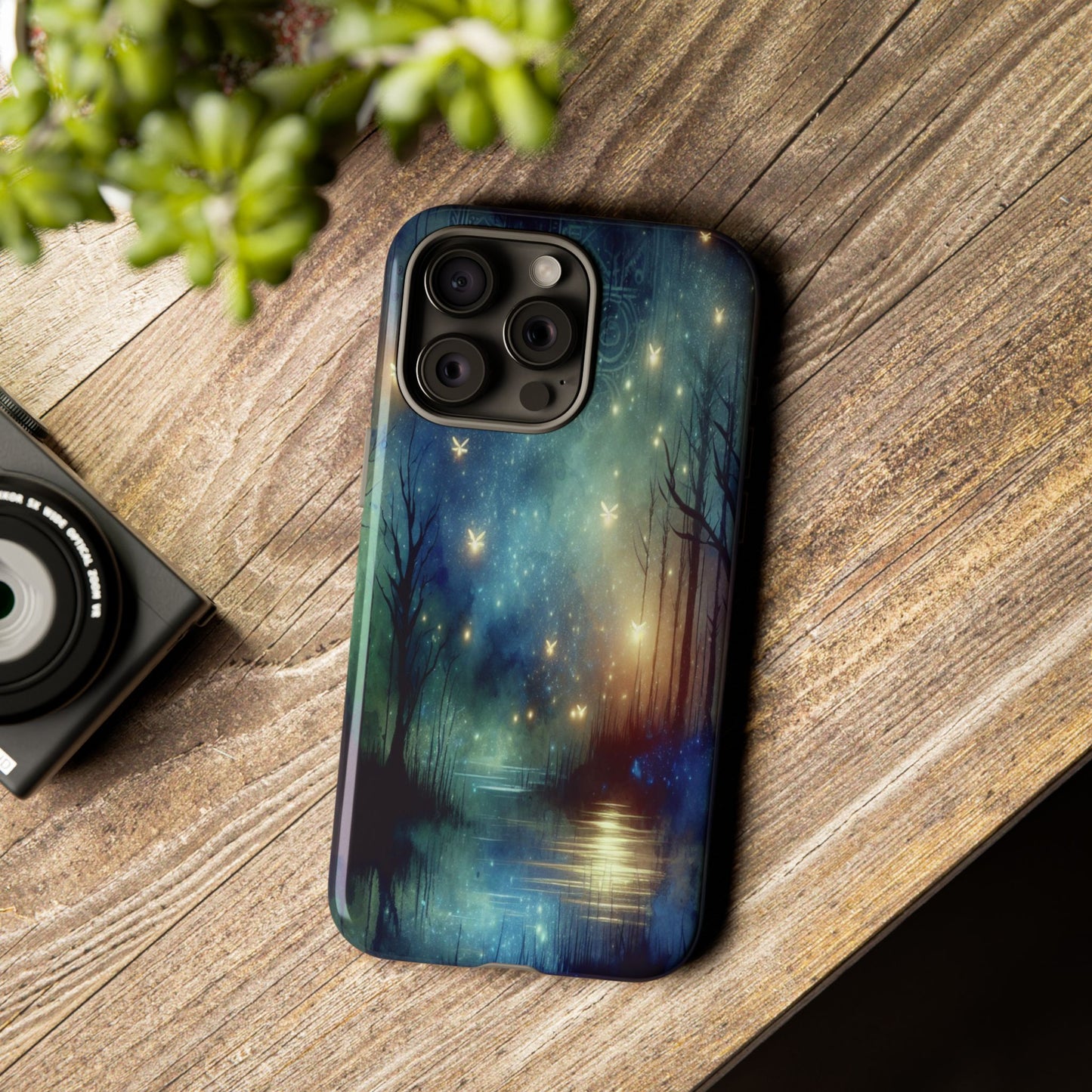 Starlit Fantasy Forest - Phone Case