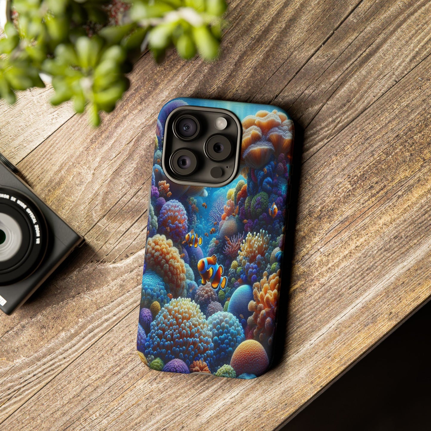Custom ProtectiveUnderwater Paradise Alive with ColorIphone Case Compatible With Iphone 16 15 14 - Phone Cover