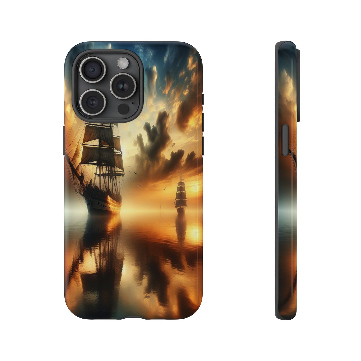 Custom ProtectiveSailing at DawnIphone Case Compatible With Iphone 16 15 14 - Phone Cover