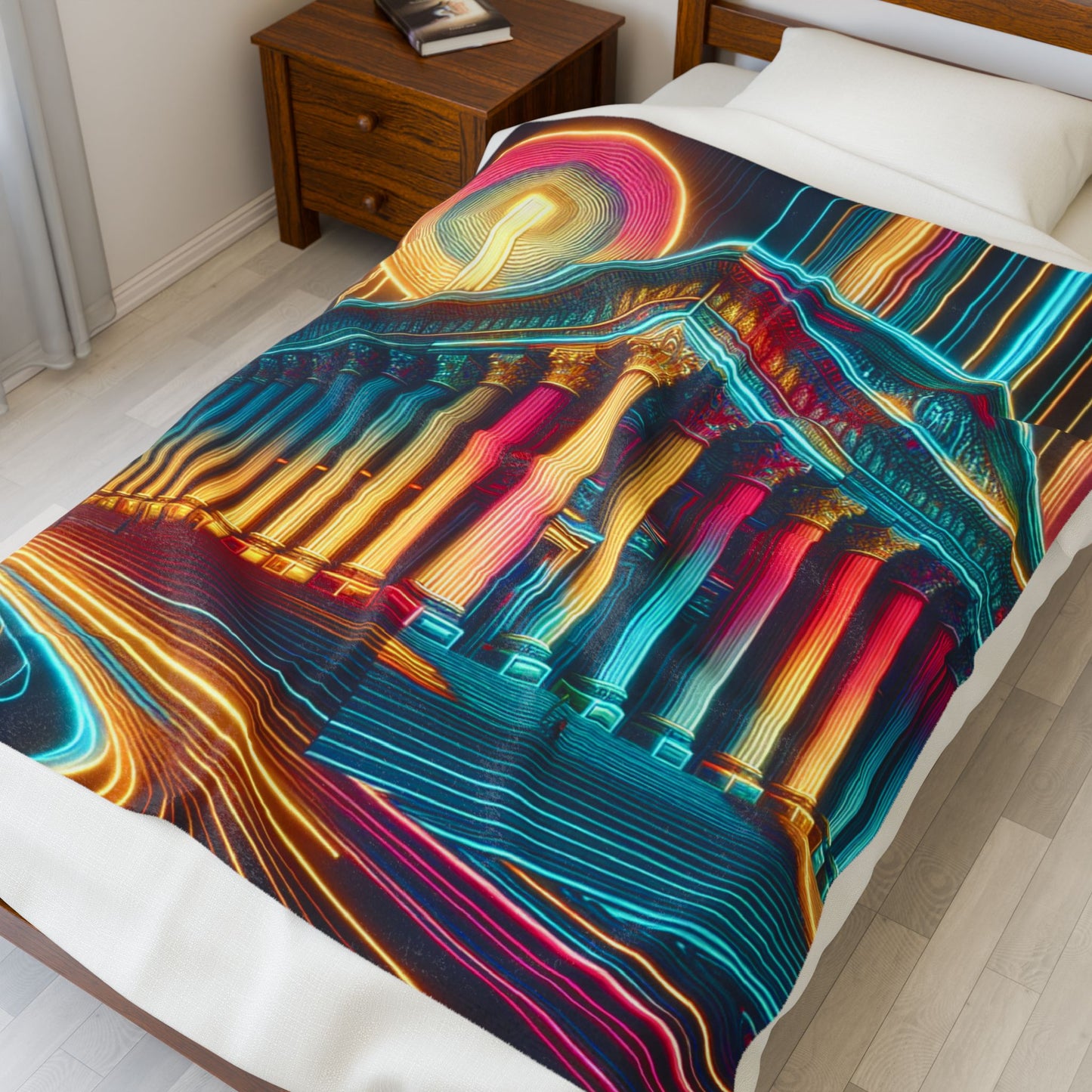 Neoclassical Pulse- Plush Blanket