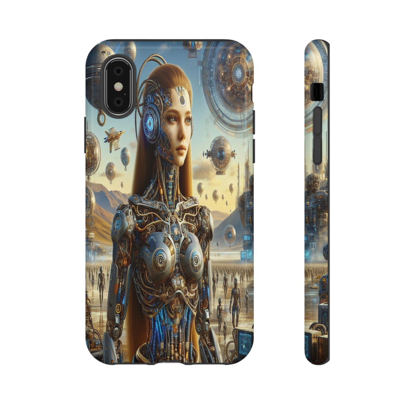 Futuristic Realm of Technology - Phone Case